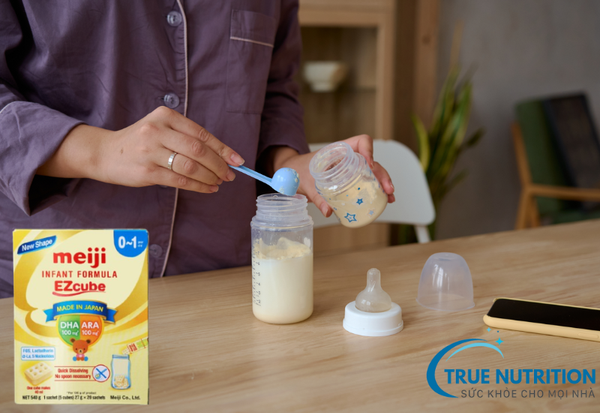 Cách bảo quản sữa Meiji đã pha