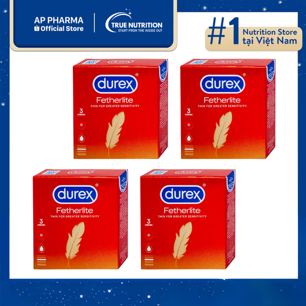 Bao Cao Su Durex Fetherlite Hộp 3 Cái – Lựa Chọn Cho Các Cặp Đôi