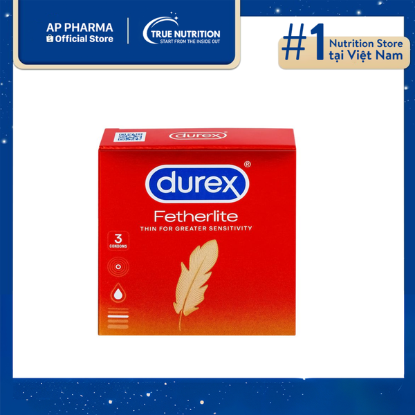 Bao Cao Su Durex Fetherlite Hộp 3 Cái – Lựa Chọn Cho Các Cặp Đôi