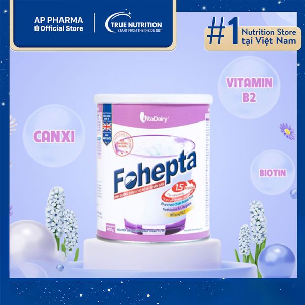 Sữa Bột Fohepta Vitadairy: Dinh Dưỡng Phù Hợp Cho Người Bệnh Gan