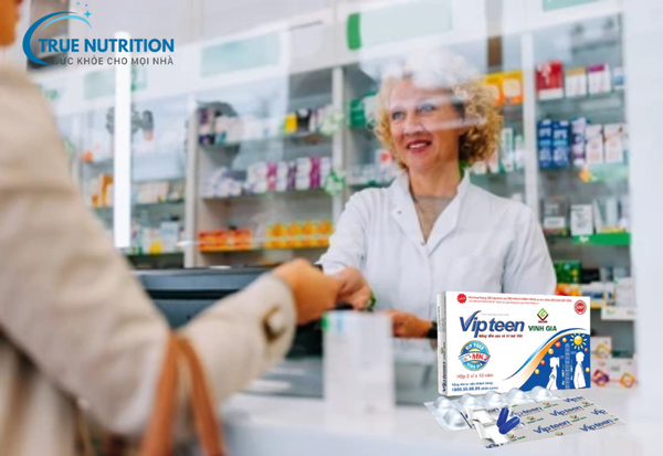 Giá của viên uống Vipteen bao nhiêu