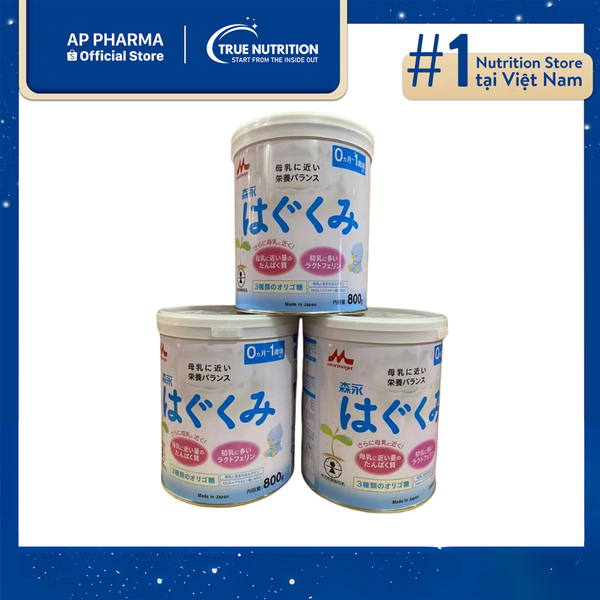 Sữa Morinaga Số 0 Cho Trẻ 0-1 Tuổi Lon 800g có tốt không? cách pha, review
