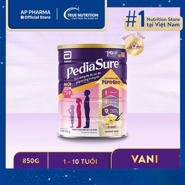 Sữa PediaSure Abbott: Giải Pháp Toàn Diện Cho Phát Triển Sức Khỏe & Trí Não Của Trẻ - Cho Trẻ Từ 1-10 Tuổi