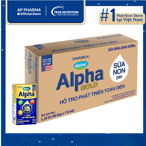 Sữa Bột Pha Sẵn Alpha Gold: Dinh Dưỡng Toàn Diện, Phát Triển Tối Ưu Cho Trẻ Từ 1 Tuổi