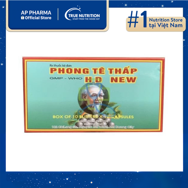 Phong Tê Thấp HD New: Giải Pháp Hỗ Trợ Điều Trị Đau Nhức Xương Khớp