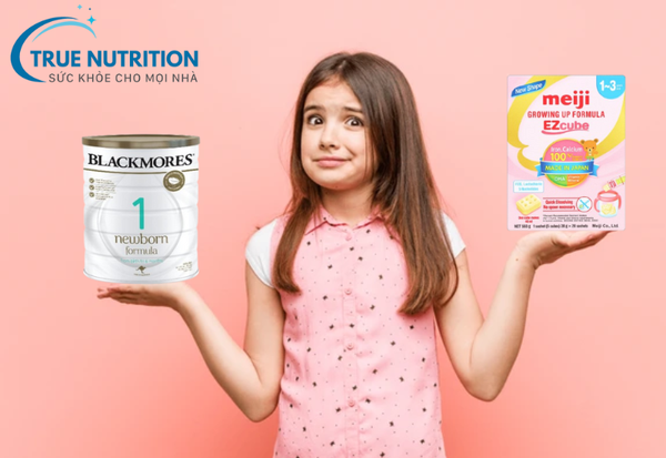 So sánh sữa Meiji và Blackmores