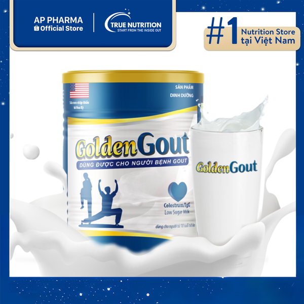 Sữa Golden Gout: Bổ Sung Dinh Dưỡng Và Hỗ Trợ Điều Trị Gout Hiệu Quả