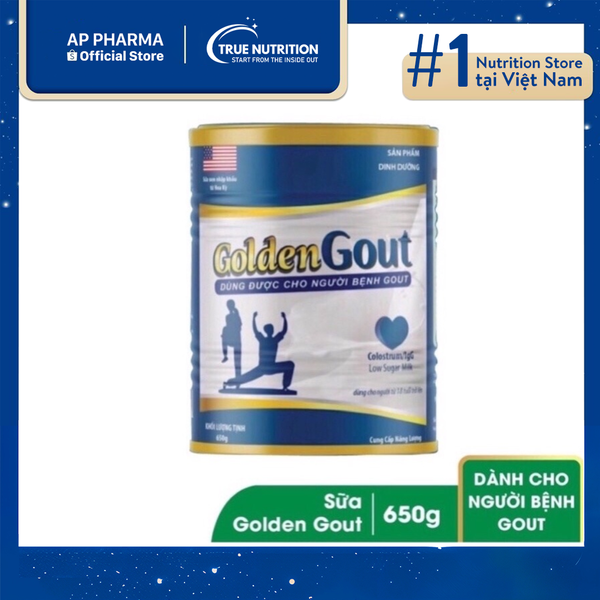 Sữa Golden Gout: Bổ Sung Dinh Dưỡng Và Hỗ Trợ Điều Trị Gout Hiệu Quả