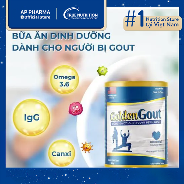 Sữa Golden Gout: Bổ Sung Dinh Dưỡng Và Hỗ Trợ Điều Trị Gout Hiệu Quả