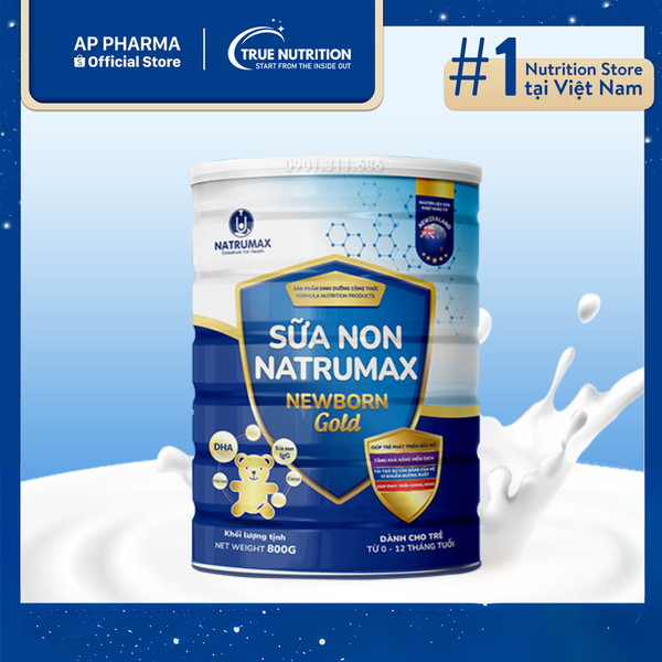 Sữa Non Natrumax Newborn Gold: Lựa Chọn Vàng Cho Sự Phát Triển Toàn Diện