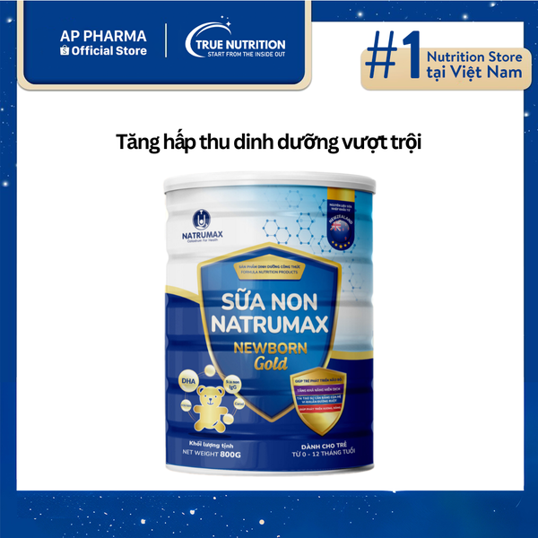 Sữa Non Natrumax Newborn Gold: Lựa Chọn Vàng Cho Sự Phát Triển Toàn Diện