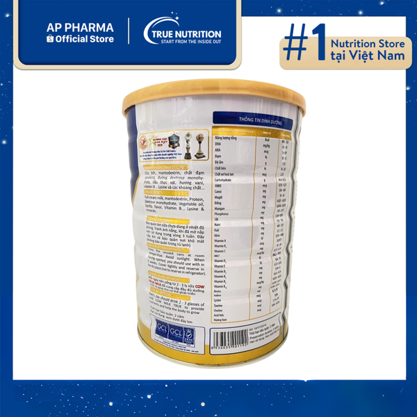 Sữa Cow True Milk Pedia Plus: Hỗ Trợ Bé Tăng Cân, Hấp Thu Tối Ưu