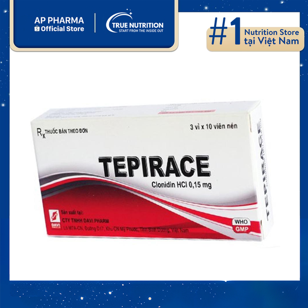 Thuốc Tepirace Có Tác Dụng Gì? Giá Bao Nhiêu? Thành Phần Và Chỉ Định Khi Dùng