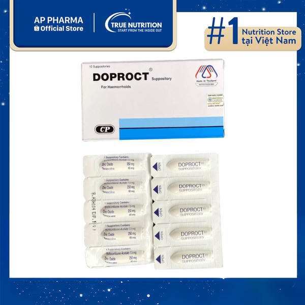 Thuốc Doproct Suppository là thuốc gì? Có tốt không?