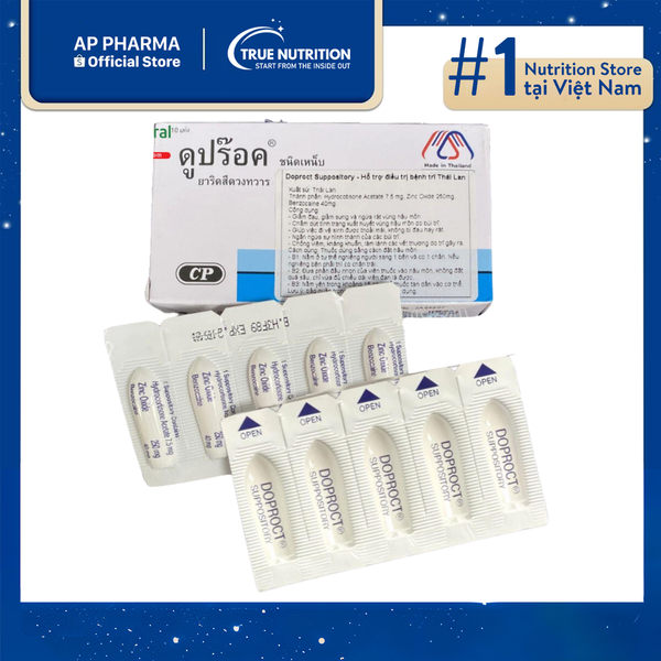 Thuốc Doproct Suppository là thuốc gì? Có tốt không?