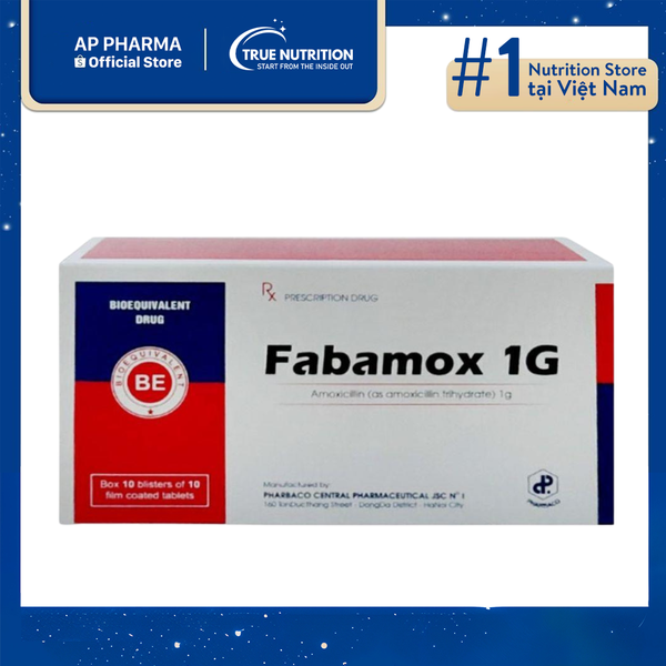 Thuốc fabamox 1g là thuốc gì? Thành phần, tác dụng