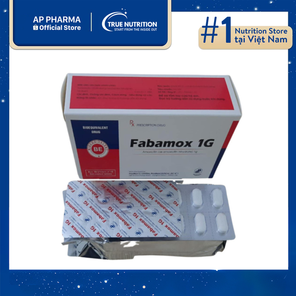 Thuốc fabamox 1g là thuốc gì? Thành phần, tác dụng