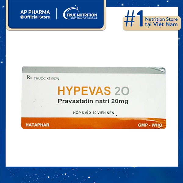 Thuốc Hypevas 20mg là thuốc gì? Giá bao nhiêu,công dụng