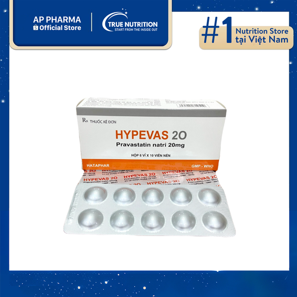 Thuốc Hypevas 20mg là thuốc gì? Giá bao nhiêu,công dụng