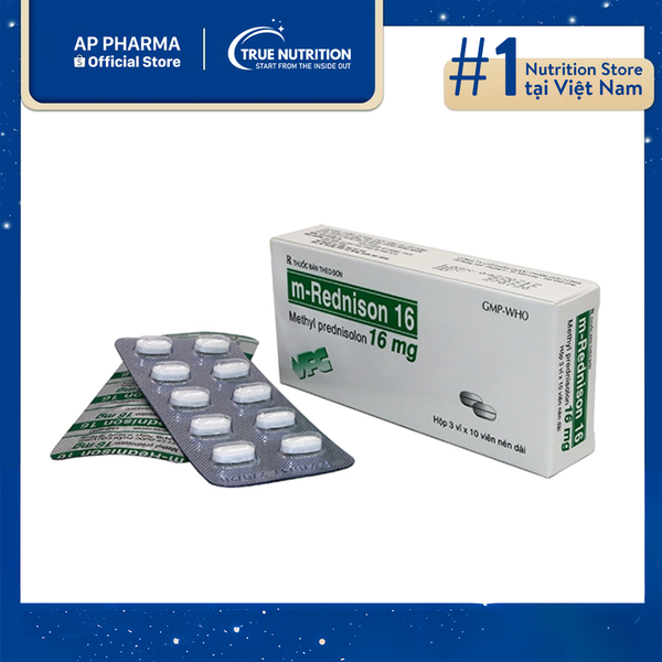 Thuốc M-Rednison 16mg Ai Cần Lưu Ý? Thành Phần Và Lưu Ý Cách Sử Dụng
