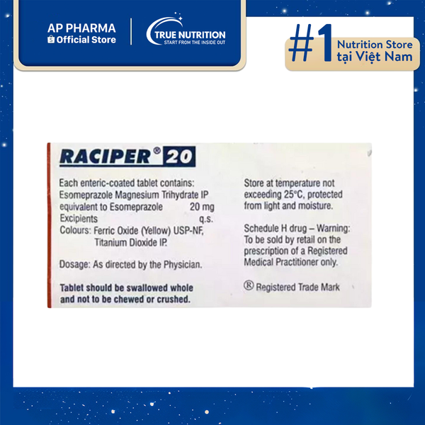 Thuốc Raciper 20mg