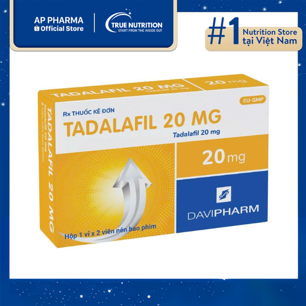 Thuốc Tadalafil 20 mg Davipharm
