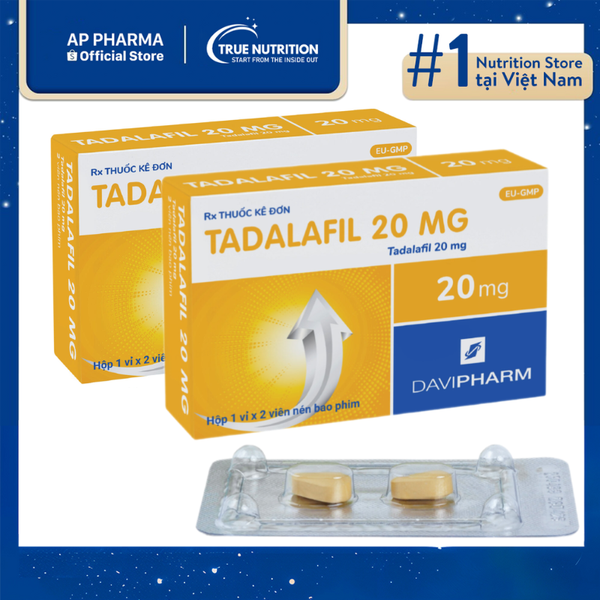 Thuốc Tadalafil 20 mg Davipharm
