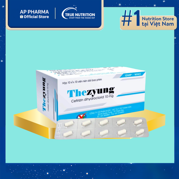 Thuốc Thezyung 10mg: Thành Phần, Tác Dụng, Chỉ Định Và Lưu Ý Khi Dùng