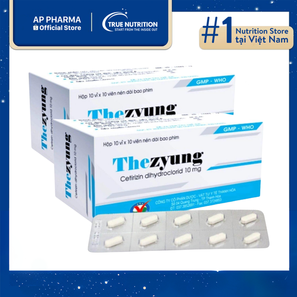 Thuốc Thezyung 10mg: Thành Phần, Tác Dụng, Chỉ Định Và Lưu Ý Khi Dùng