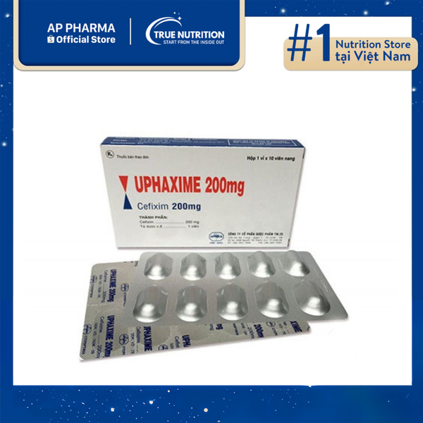Thuốc UPHAXIME 200mg Là Thuốc Gì? Thông Tin Thuốc, Lưu Ý Cách Sử Dụng