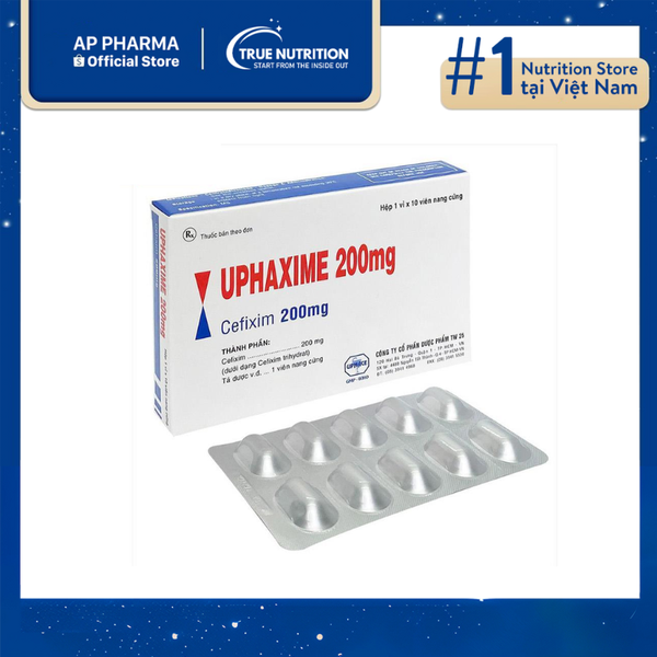 Thuốc UPHAXIME 200mg Là Thuốc Gì? Thông Tin Thuốc, Lưu Ý Cách Sử Dụng