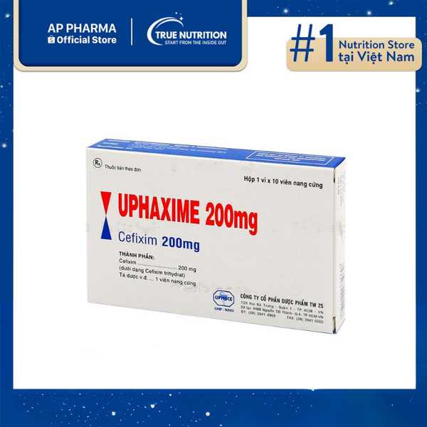 Thuốc UPHAXIME 200mg Là Thuốc Gì? Thông Tin Thuốc, Lưu Ý Cách Sử Dụng