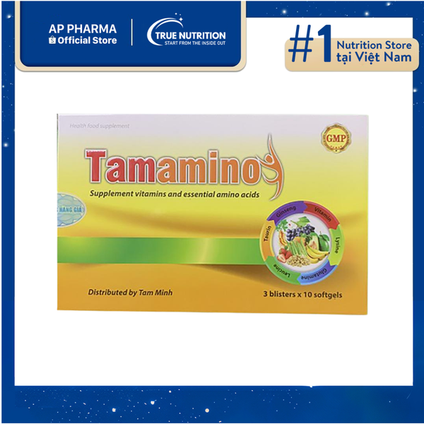 Thuốc Tamamino Viên Uống Bổ Sung Vitamin và Acid Amin Thiết Yếu
