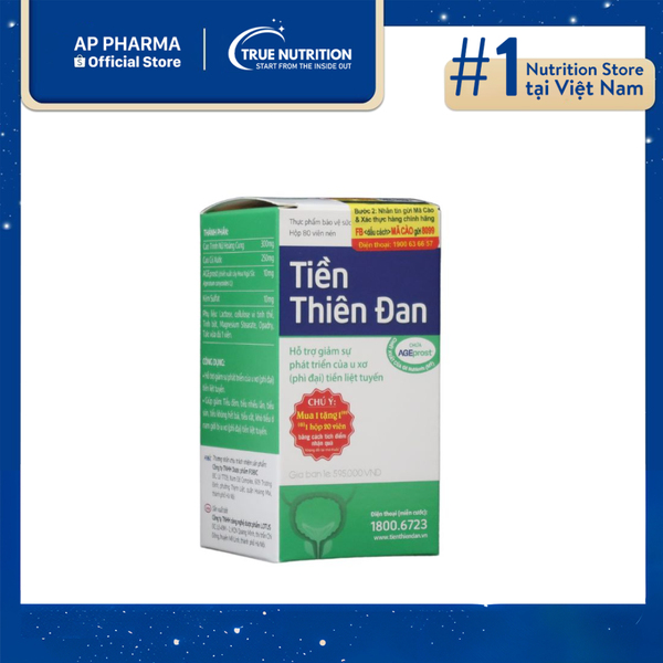 TPBVSK Tiền Thiên Đan: Giải Pháp Tinh Hoa Giảm U Xơ Tiền Liệt Tuyến Cho Nam Giới