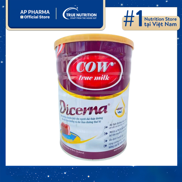 Sữa Cow True Milk Dicerna: Kiểm Soát Đường Huyết & Nâng Tầm Sức Khỏe