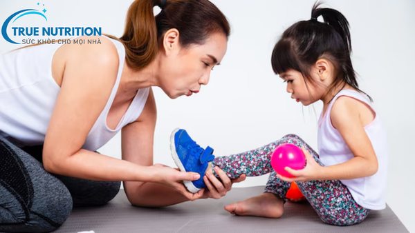 bài tập cho trẻ phát triển chiều cao