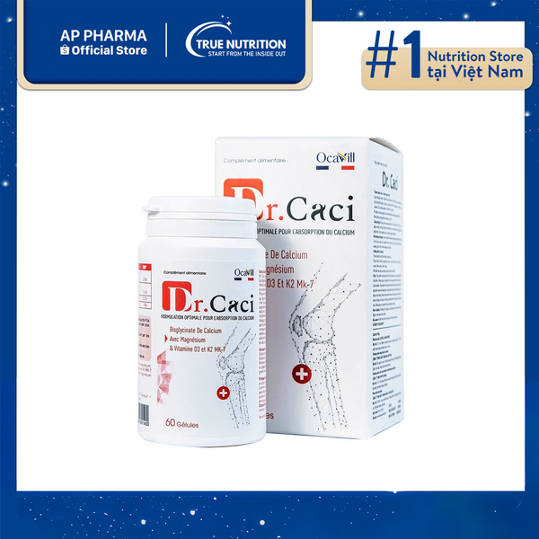 Viên Uống Dr. Caci Ocavill Bổ Sung Canxi Giúp Xương và Răng Chắc Khỏe
