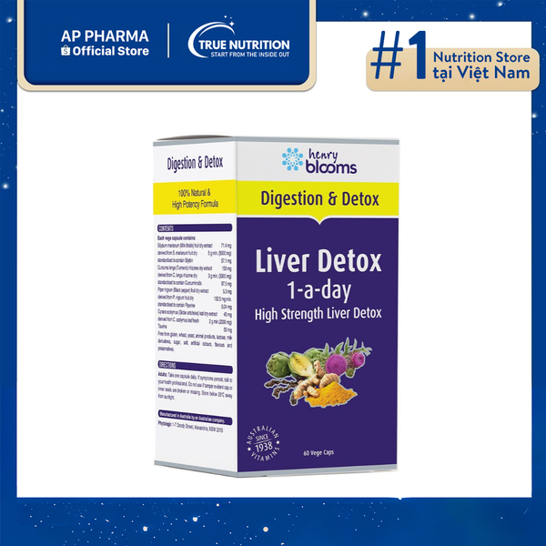 Viên Uống Liver Detox 1-A-Day – Hỗ Trợ Thải Độc Gan, Tăng Cường Sức Khỏe
