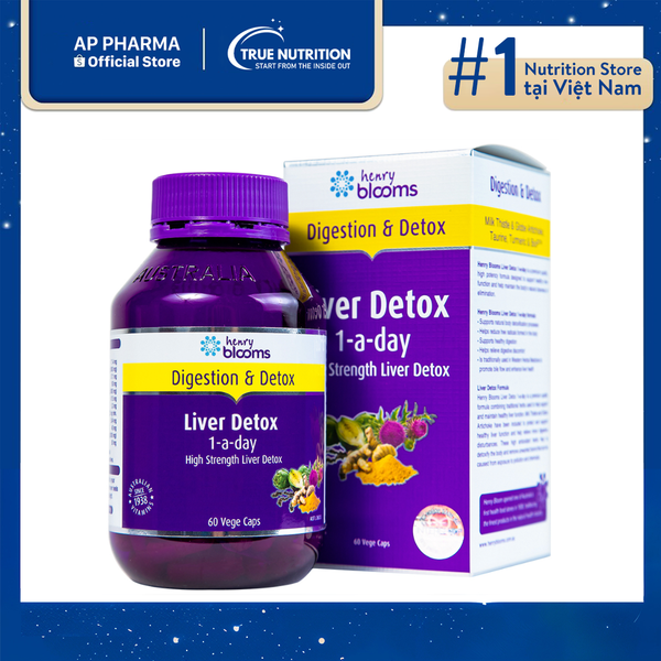 Viên Uống Liver Detox 1-A-Day – Hỗ Trợ Thải Độc Gan, Tăng Cường Sức Khỏe