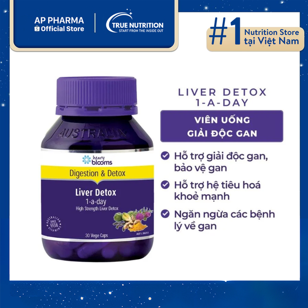 Viên Uống Liver Detox 1-A-Day – Hỗ Trợ Thải Độc Gan, Tăng Cường Sức Khỏe