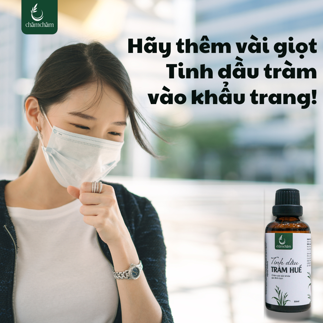 10 CÔNG DỤNG CỦA VIỆC THÊM TINH DẦU VÀO KHẨU TRANG
