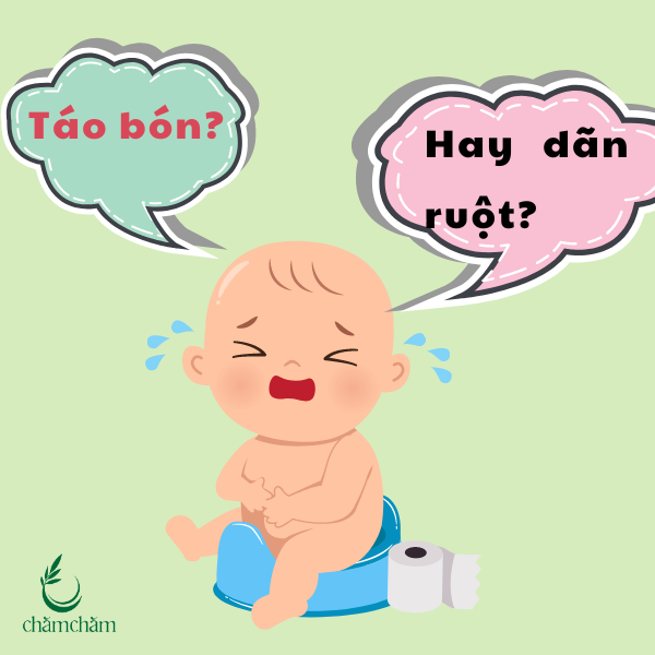 GIÃN RUỘT VÀ TÁO BÓN Ở TRẺ SƠ SINH, CÁI NÀO MỚI THỰC SỰ NGUY HIỂM?