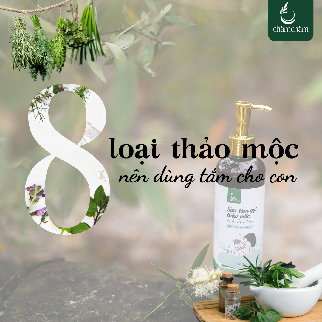 8 LOẠI LÁ THƯỜNG ĐƯỢC ÔNG BÀ KHUYÊN DÙNG ĐỂ TẮM CHO CON
