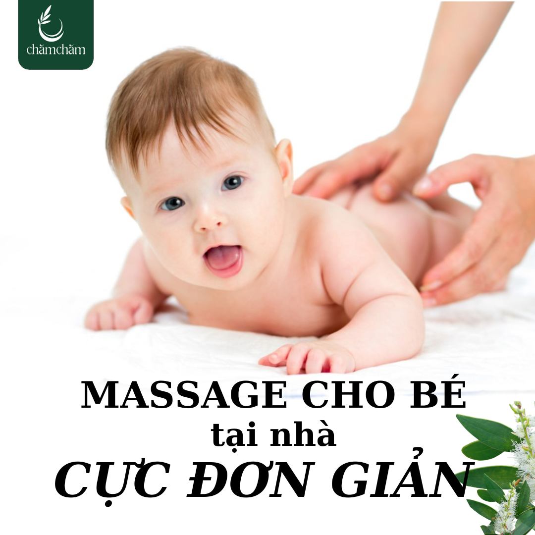 MASSAGE CHO BÉ TẠI NHÀ CỰC ĐƠN GIẢN