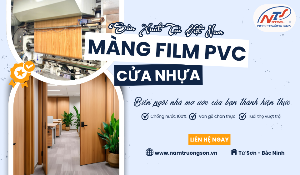 Màng film PVC cho cửa gỗ nhựa Composite – Giải pháp tối ưu từ nhà sản xuất uy tín trong nước