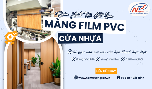 Màng film PVC cho cửa gỗ nhựa Composite – Giải pháp tối ưu từ nhà sản xuất uy tín trong nước