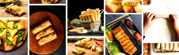 Bánh Tráng Da Xốp Cuốn Chả Giò