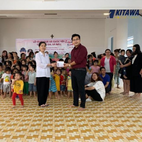 Kitawa tổ chức chương trình thiện nguyện tại nhà thờ Gò Vấp