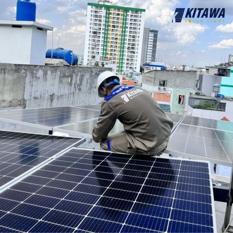 Kitawa lắp đặt hệ thống điện mặt trời 20kW cho gia đình anh Minh