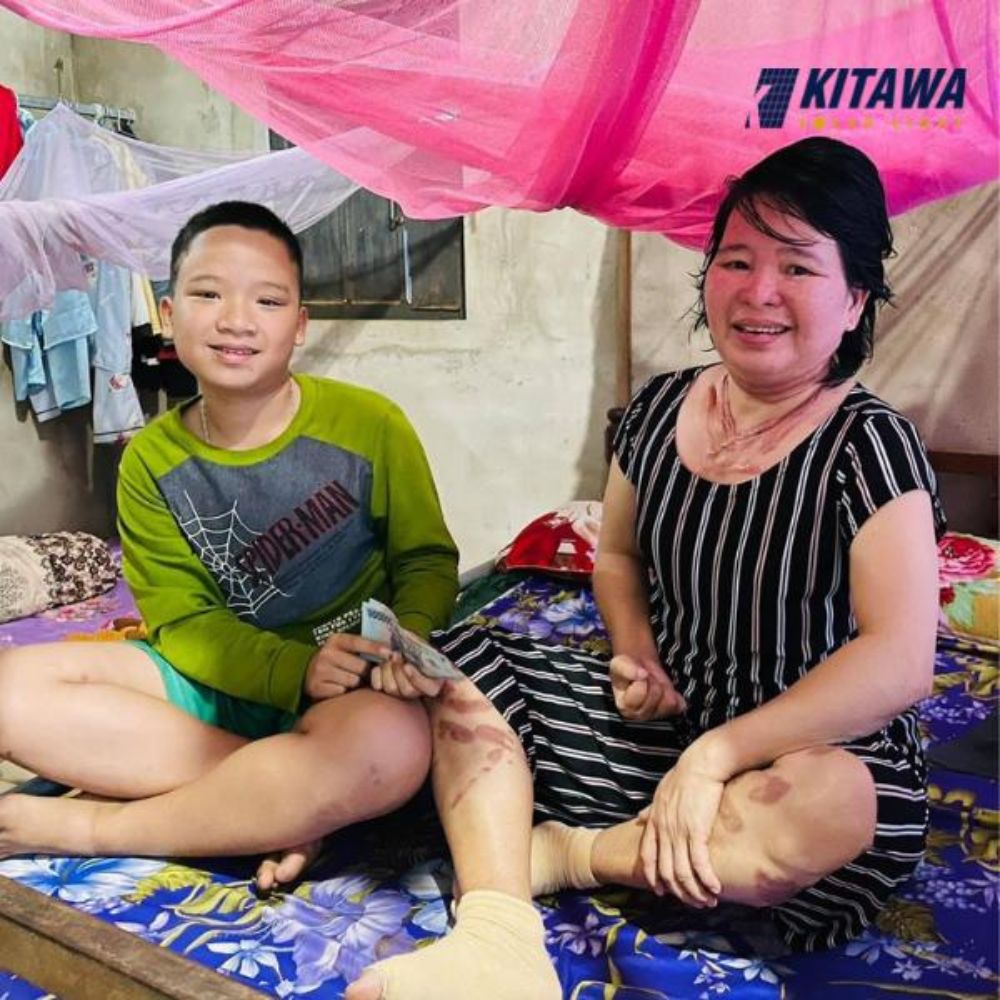 Kitawa ủng hộ gia đình có hoàn cảnh khó khăn ở Đắk Lắk mỗi tháng